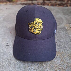 '47 Brand Michigan U of M Wolverine Biff Bear Cap Throwback  Hat Strap Back